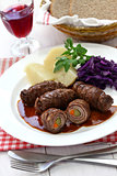 rouladen, beef olive, German beef roll