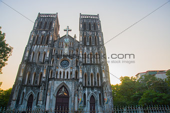 The Catholic Cathedral in Vietnam