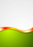 Abstract smooth bright wave background