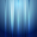Bright blue abstract perforated texture