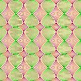 Seamless pattern of colored lines