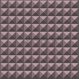 wall with lavender gray pyramid tiles pattern