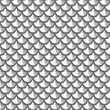 Seamless grayscale river fish scales