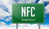 NFC on Highway Signpost.