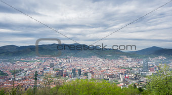 Bilbao skyline from Artxanda mountain