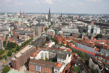 View on Hamburg from St. Michael's Church, Hamburg