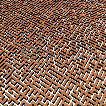 Bricks labyrinth