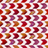 Vector Seamless Watercolor Geometric Pattern