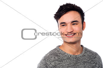 Young smiling man