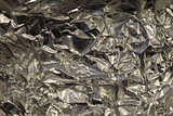 Crushed tinfoil. The abstract image