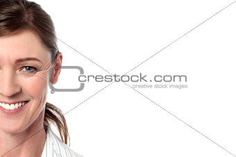 Cropped image of a businesswoman