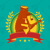 Symbol Bear With Balalaika
