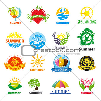 biggest collection of vector logos summer