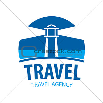 vector logo beacon indicating travel
