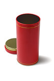 Red Metal Container