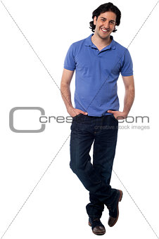 Handsome young man in casuals