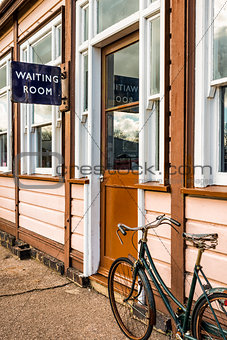 Waiting room on an old railway station