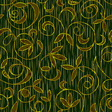 seamless floral damask pattern background
