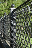 old cast iron fence