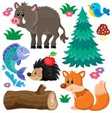 Forest animals theme set 2