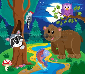 Forest animals topic image 6