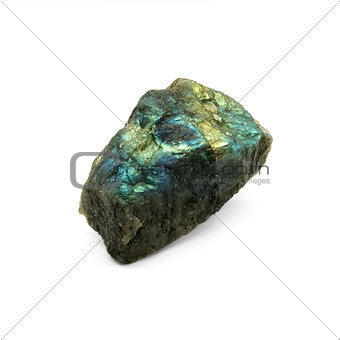 Rough labradorite stone