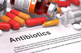 Antibiotics - Medical Concept. Composition of Medicamen.
