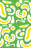 Abstract White and Yellow Pattern