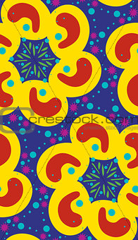 Abstract Floral Background Pattern