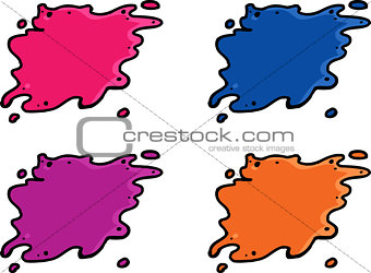 Various Paint Spills