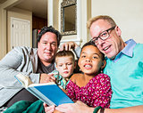 Gay Couple Reads to Children