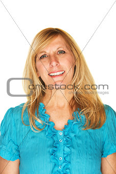 Easygoing Female Smiling