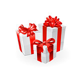 Gift boxes. Vector