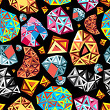 abstract pattern of polygons
