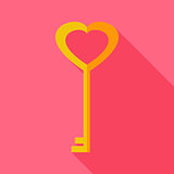 Heart shaped key