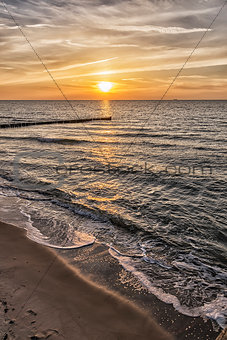 Sunset Baltic Sea