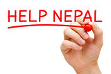 Help Nepal Red Marker