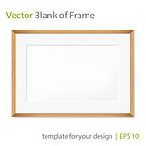 Vector blank of Photo frame