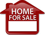Home for sale sign Illustration clipart
