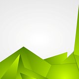 Bright green abstract background design