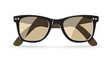 Vector illustration of classic sunglasses 