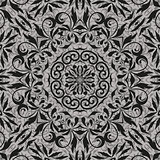 Seamless abstract floral outline pattern