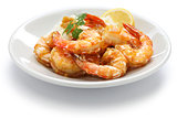 garlic shrimp, hawaiian food