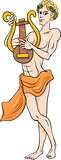 greek god apollo cartoon illustration