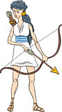 greek goddess artemis cartoon