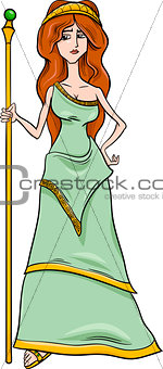 greek goddess hera cartoon
