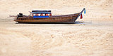 Boat on the sand 
