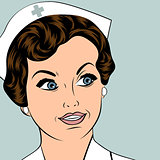 Beautiful friendly and confident nurse 