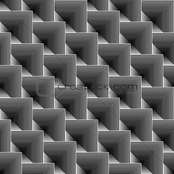 Design seamless monochrome square geometric pattern