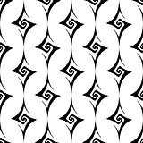 Design seamless monochrome spiral movement pattern